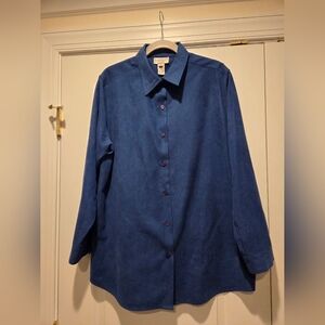 VGUC LL Bean Freeport Studio Faux Suede Tunic L